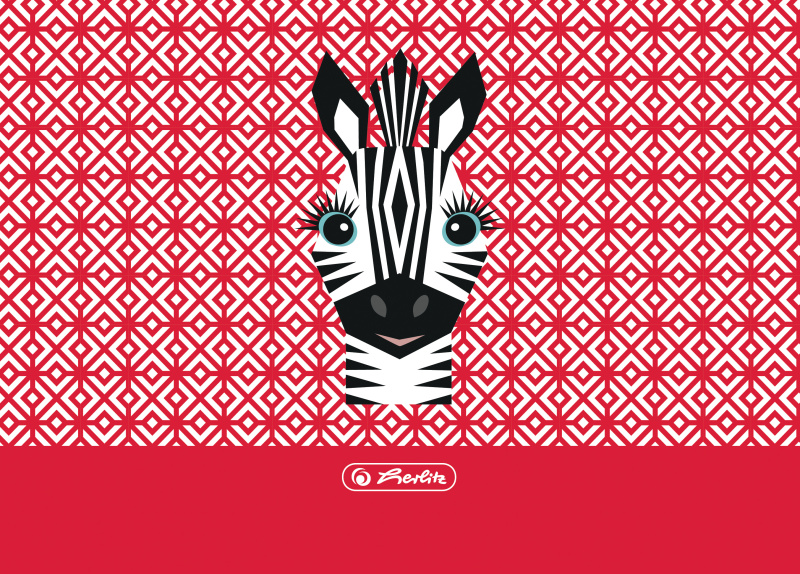 Herlitz Desky na číslice - zebra