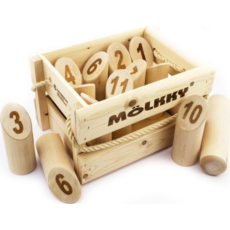 Mölkky - dřevěné venkovní kuželky