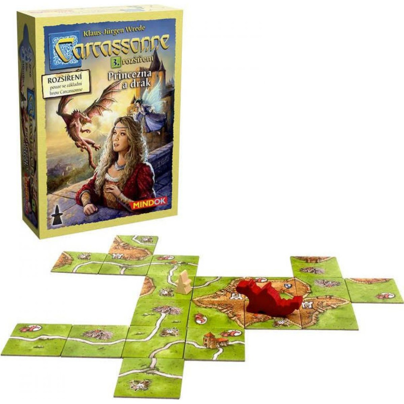 Mindok Carcassonne Rozšíření 3 Princezna a drak