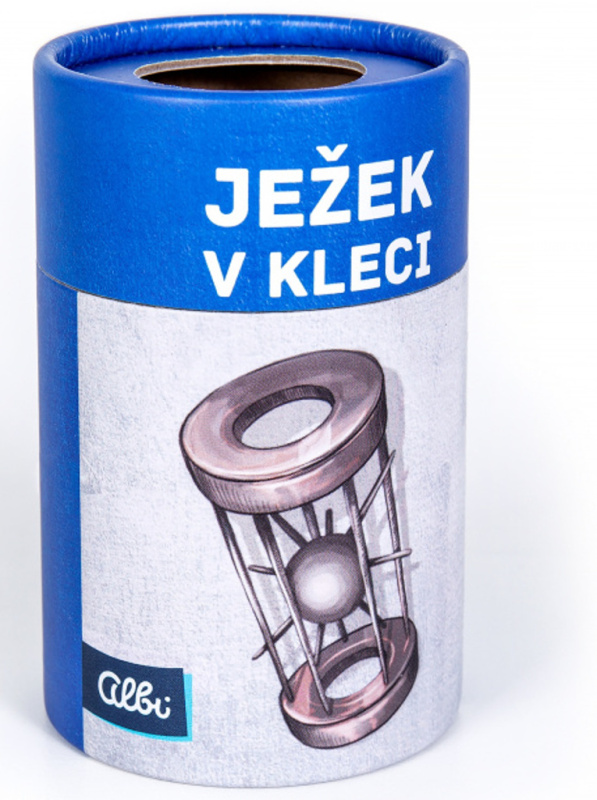 Klasický hlavolam Ježek v kleci