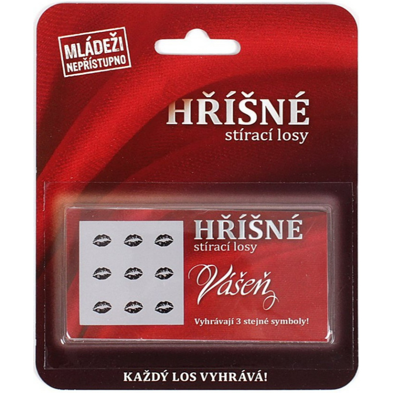 Hříšné stírací losy Vášeň - hra z kategorie Party hry