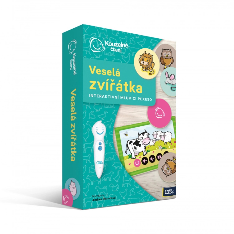 Kouzelné čtení - Veselá zvířátka pexeso