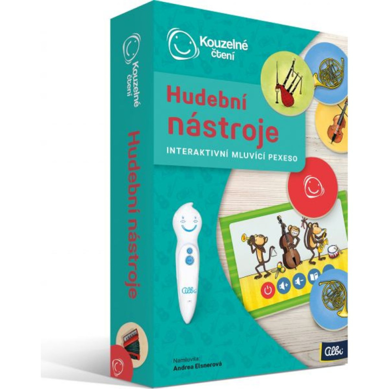 Kouzelné čtení - Hudební nástroje pexeso