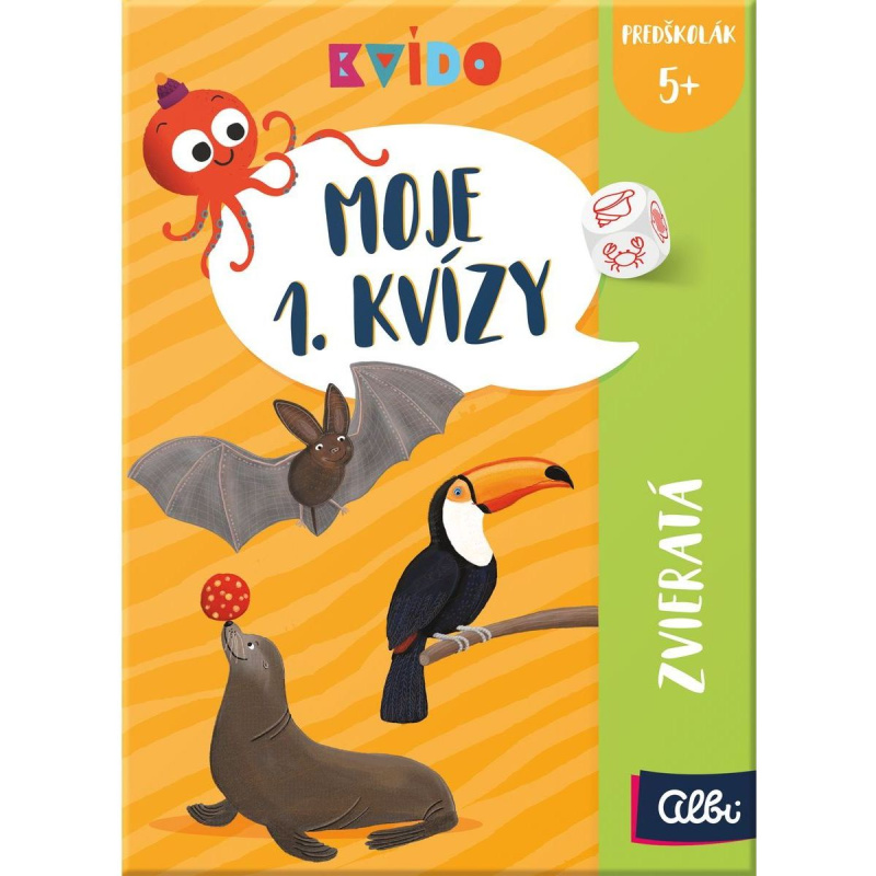Albi Kvído Moje prvé kvízy Zvieratá SK verzia