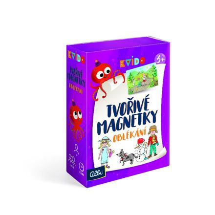 Albi Kvído Tvořivé magnetky Oblékání 3+