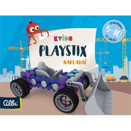 Kvído - Stavebnice Playstix - letadlo 26 dílků