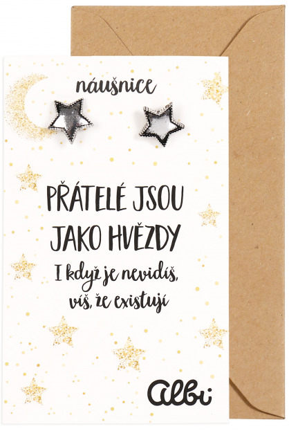 Náušnice - Děkuji Albi