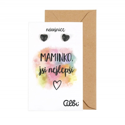 Náušnice - Děkuji Albi