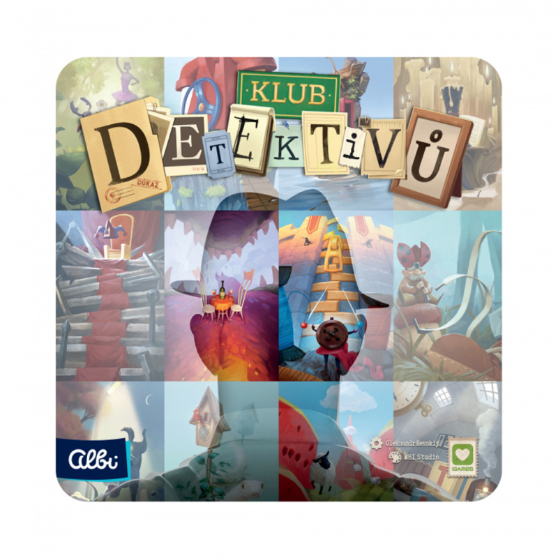 Klub detektivů - ilustrovaná desková hra