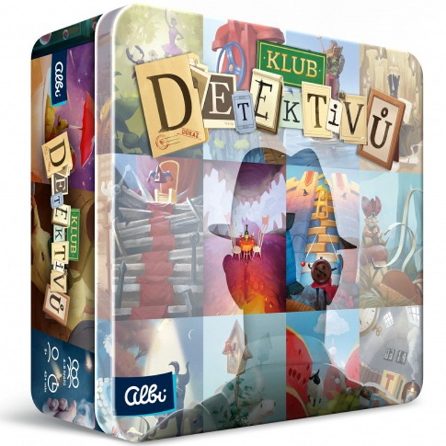 Klub detektivů - ilustrovaná desková hra