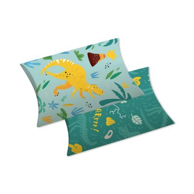 Dárková krabička polštářová velká 2 ks - Dinosauři (15 × 5,5 × 21,5 cm) Albi