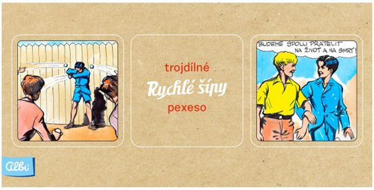 Rychlé šípy - Trojdílné pexeso