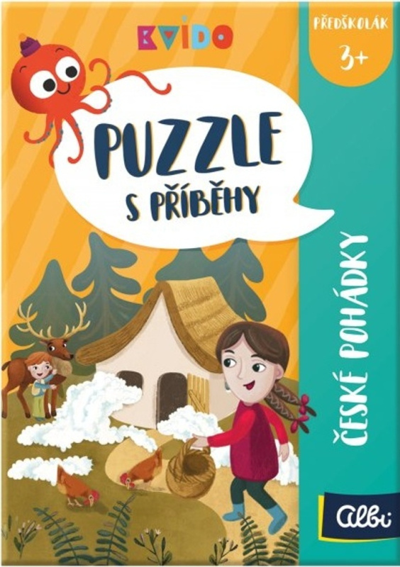 Kvído České pohádky - puzzle s příběhy