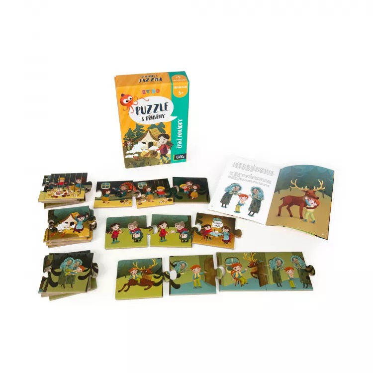 Kvído České pohádky - puzzle s příběhy