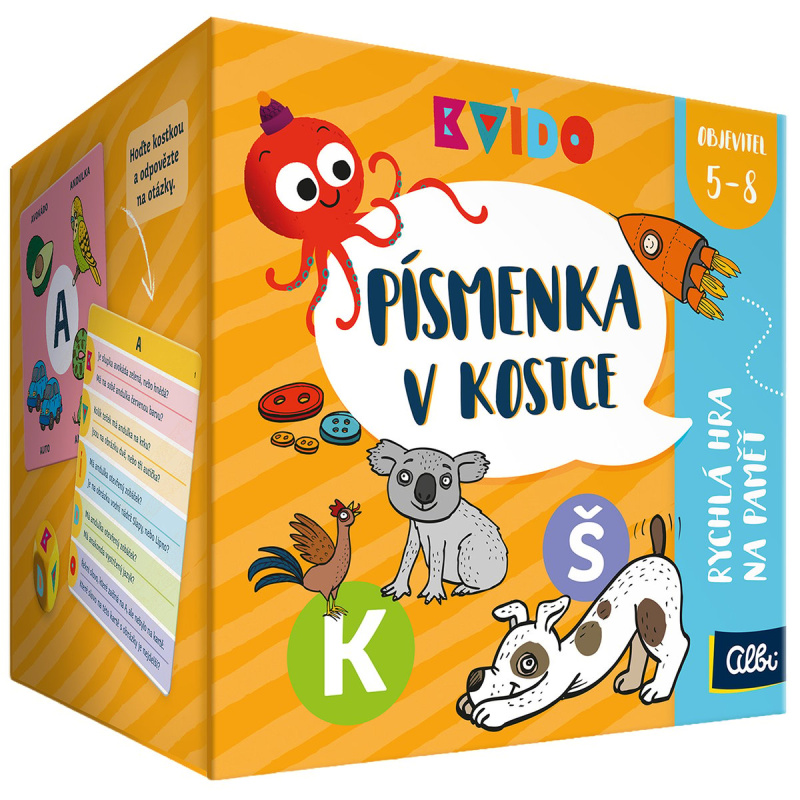 Albi Kvído Písmenka v kostce