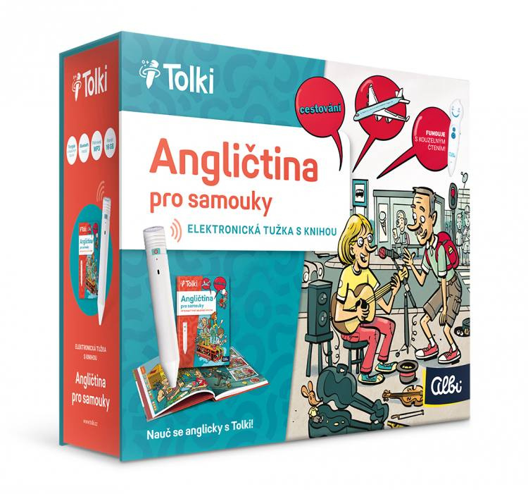 Kouzelné čtení pro dospělé - Albi tužka 2.0 a Angličtina pro samouky Tolki