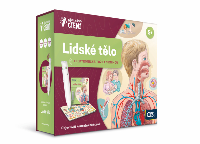Albi Kouzelné čtení Albi tužka 2.0 + Lidské tělo