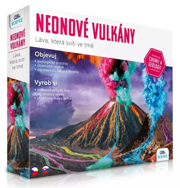 Neonové sopky Albi Science