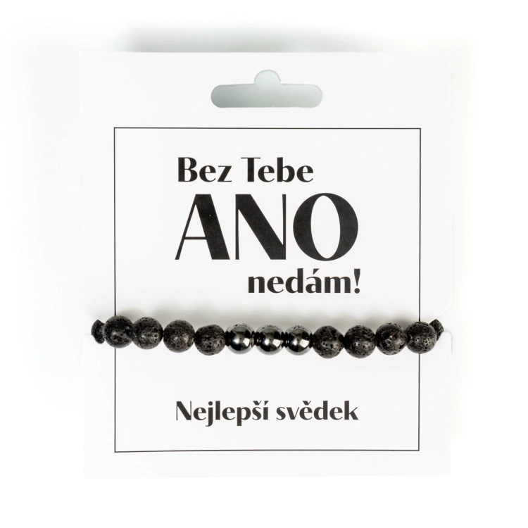 Náramek pro svědka - Bez tebe ANO nedám Albi