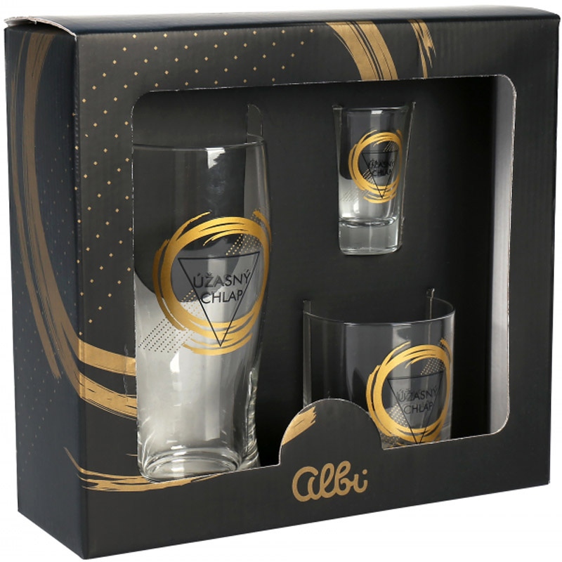 Sada sklenic - Mužská záležitost Albi