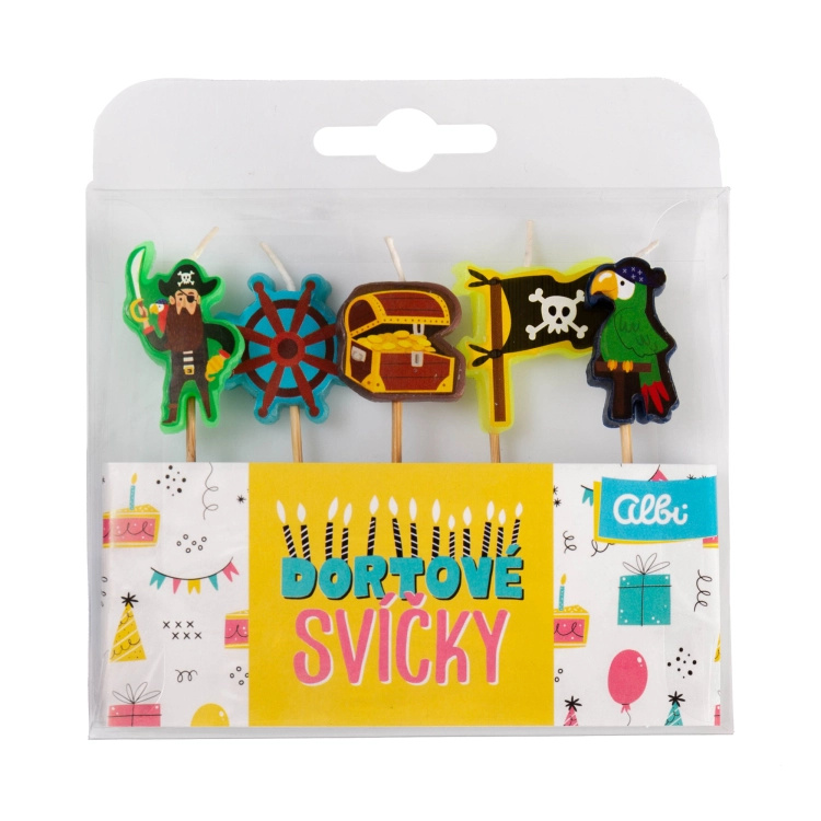 Sada dortových svíček - Příšerky Albi