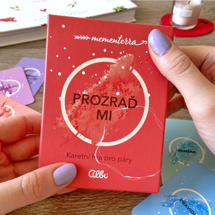 Prozraď mi - karetní hra pro páry Albi