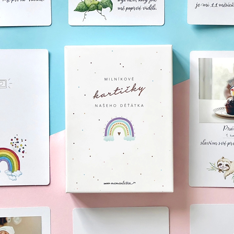 Milníkové kartičky našeho děťátka Albi