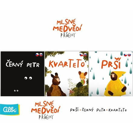 Albi Mlsné medvědí příběhy - karetní hra, více druhů