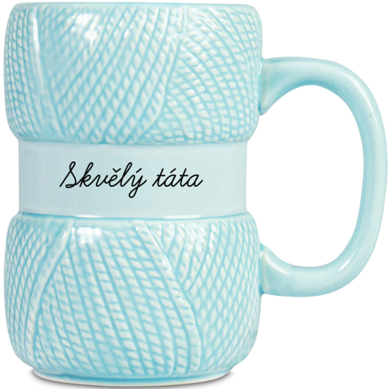 Pletený hrnek - Muž Albi