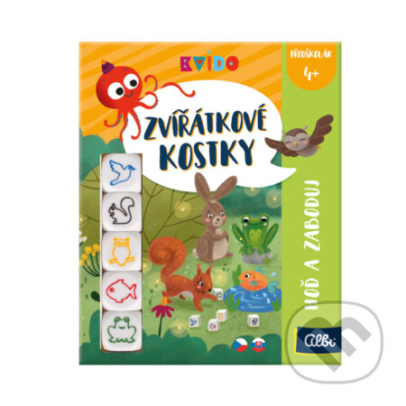 Kvído - Zvířátkové kostky - hra z kategorie Vzdělávací hry