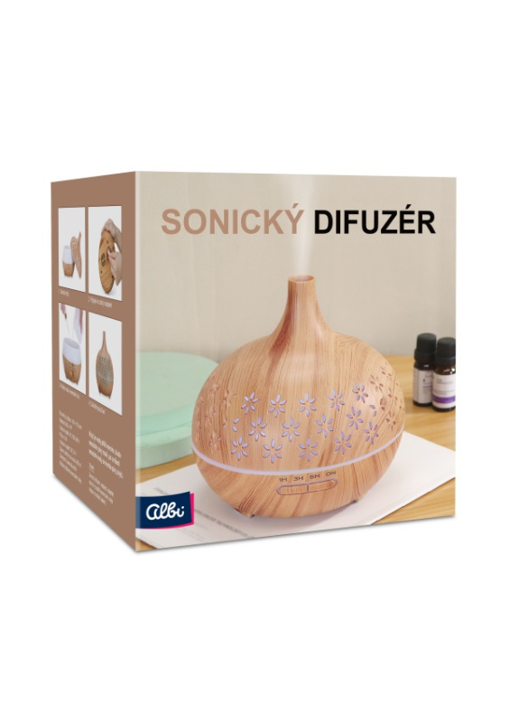 Sonický difuzér Deluxe - Kytičky Albi