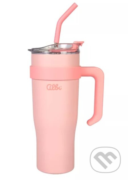 Albi nerezový termohrnek XXL 1,2 l růžový