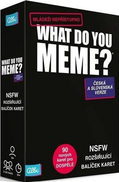What Do You Meme - rozšíření Mládeži nepřístupno ALBI