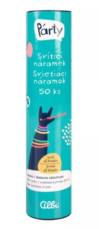 Svítící náramek 50 ks Albi