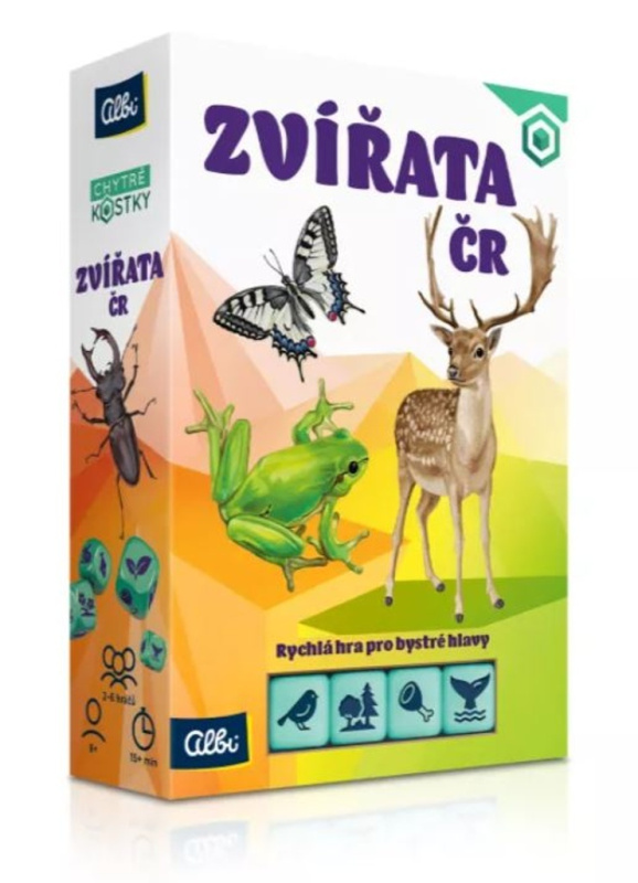 Chytré kostky - Zvířata ČR ALBI