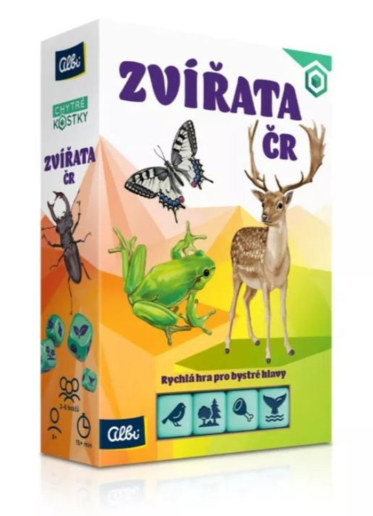 Chytré kostky - Zvířata ČR ALBI