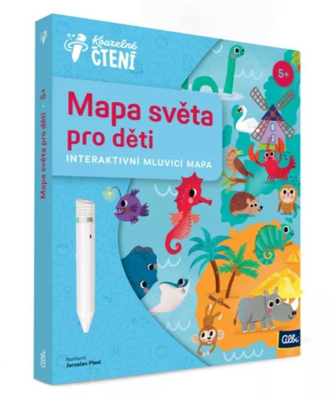 Kouzelné čtení - Mapa světa pro děti
