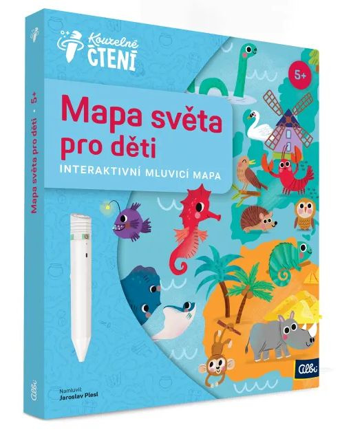 Kouzelné čtení - Mapa světa pro děti