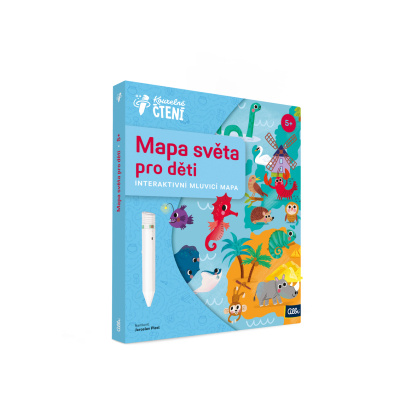 Kouzelné čtení - Mapa světa pro děti