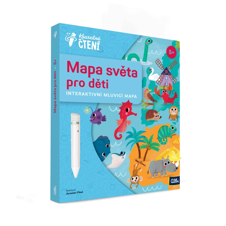 Kouzelné čtení - Mapa světa pro děti