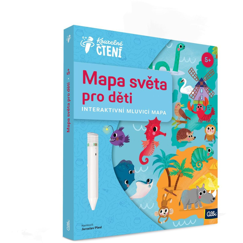 Kouzelné čtení - Mapa světa pro děti