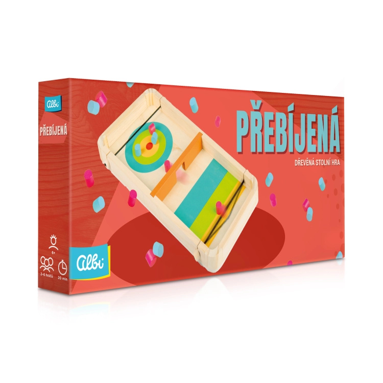 Přebíjená - Dřevěná stolní hra Albi