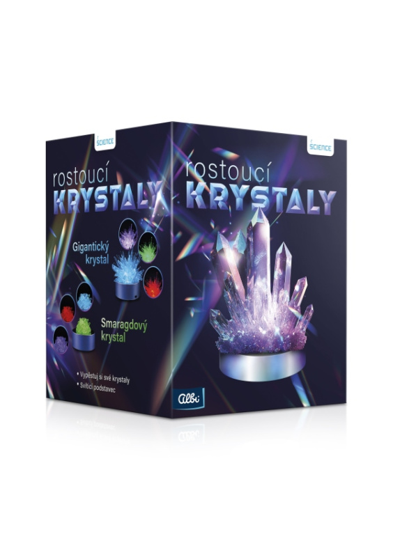 Rostoucí krystaly Albi