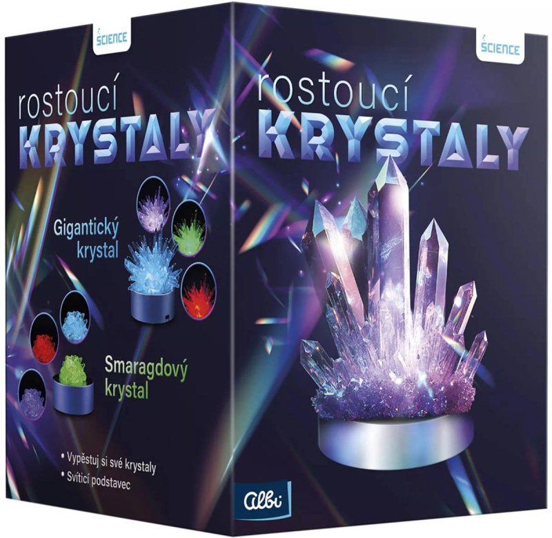 Rostoucí krystaly Albi