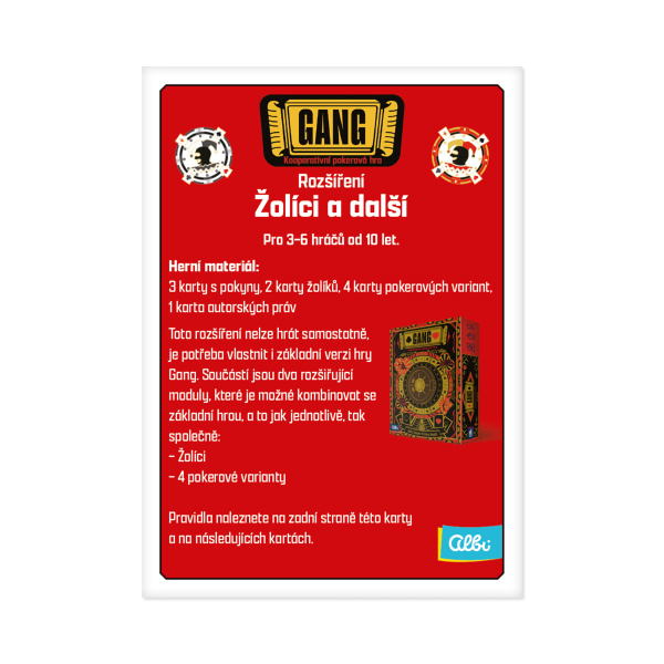 Gang - rozšíření Žolíci Albi