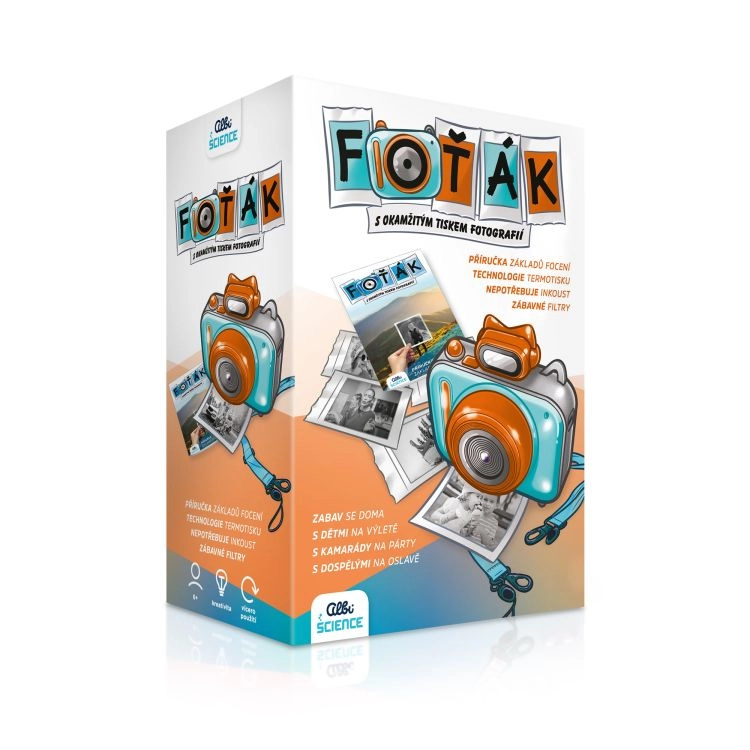 Modrý foťák s termotiskem ALBI