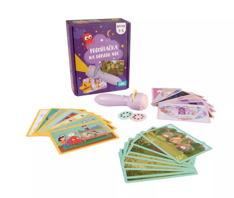 Fialová promítačka na dobrou noc - Kvído Albi