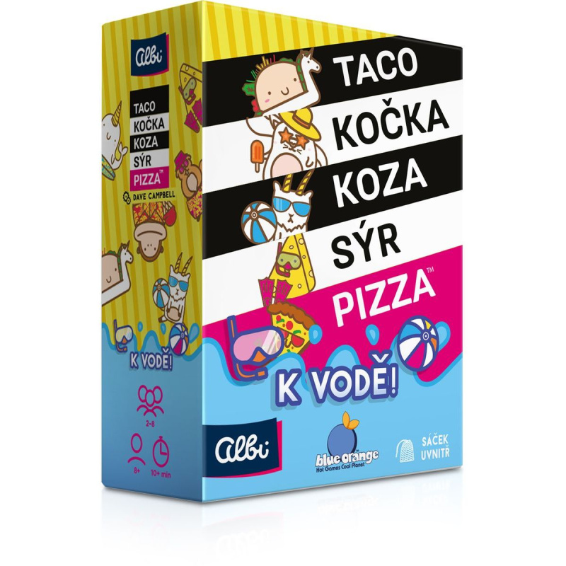 Taco, kočka, koza, sýr, pizza - K vodě Albi