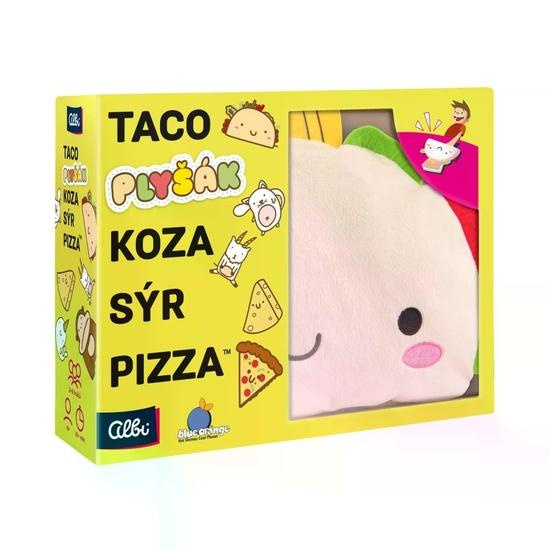 Taco, plyšák, koza, sýr, pizza Albi