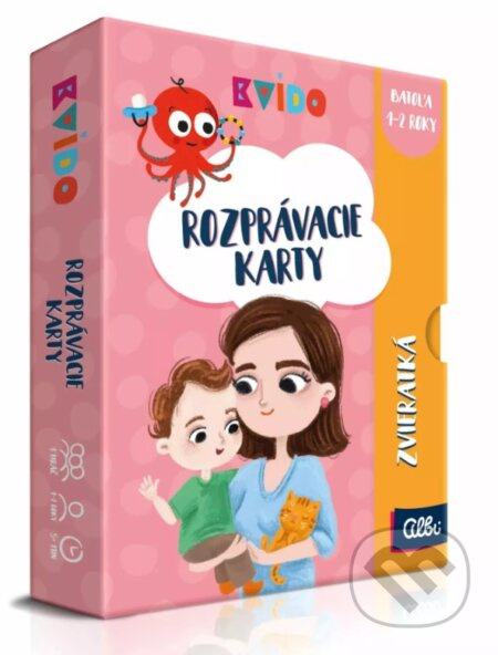 Kvído: Rozprávacie karty - Zvieratká - hra z kategorie Vzdělávací hry